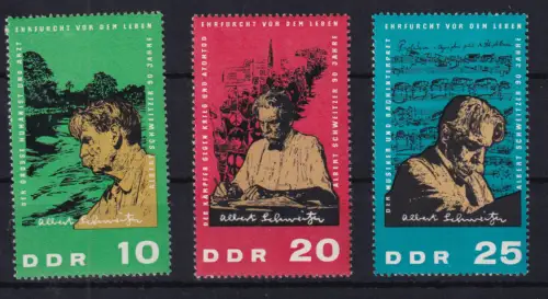 90. Geburtstag von Dr. Albert Schweitzer, ** 