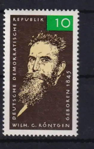 120. Geburtstag von Wilhelm Röntgen, ** 