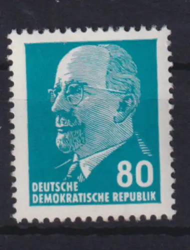 Freimarke Walter Ulbricht 80 Pfg., **