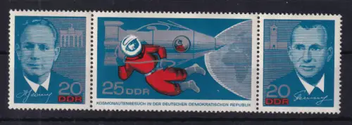 Besuch sowjetischer Kosmonauten, Dreierstreifen **