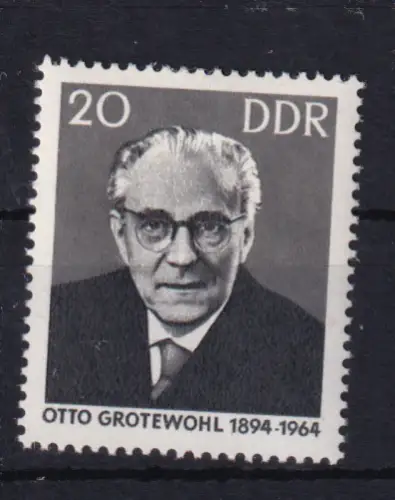 1. Todestag von Otto Grotewohl, **