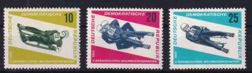 Rennrodel-WM Friedrichroda 1966, **