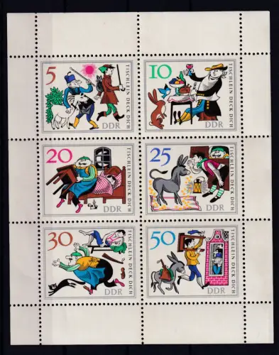 Märchen (I) Tischlein deck dich, Kleinbogen **