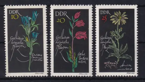 Geschützte heimische Pflanzen (I), **