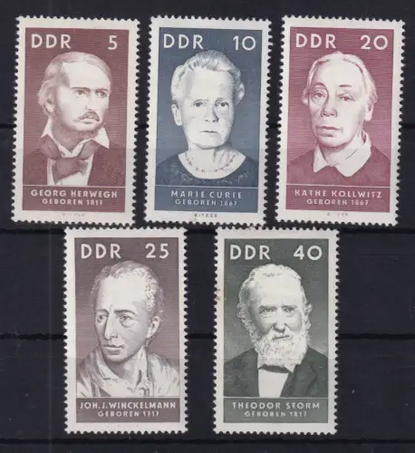 Berühmte Persönlichkeiten (I), **