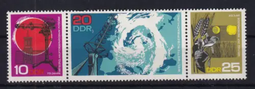 75 Jahre Meteorolisches Hauptobservatorium Potsdfam, dreierstreifen **
