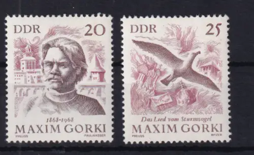 100. Geburtstag von Maxim Gorki, **