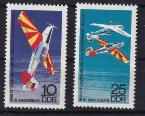 WM im Motorkunstflug Magdeburg 1968, **