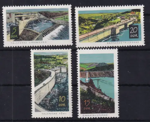 Nach 19645 erbaute Talsperren, **