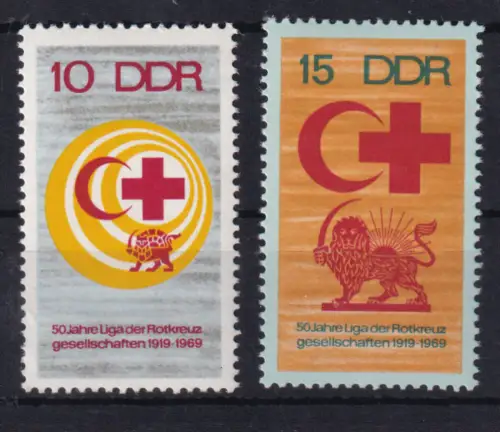 50 Hahre Liga der Rotkreuzgesellschaften, **