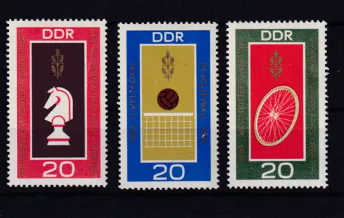 Weltmeisterschaften 1969 Schach und Radsport, Weltpokal Volleyball, **