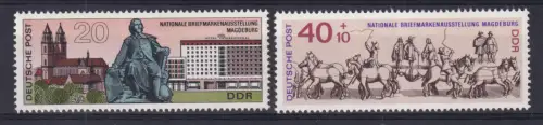 Nationale Briefmarkenausstellung Magdeburg 1969, **