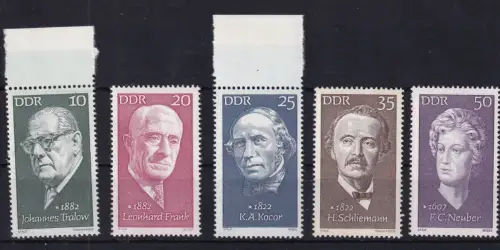 Berühmte Persönlichkeiten (VI), **