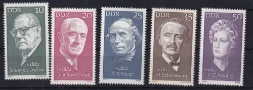 Berühmte Persönlichkeiten (VI), **