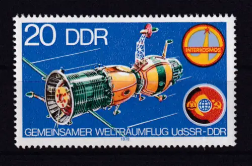 Gemeinsamer Weltraumflug UdSSR-DDR, **