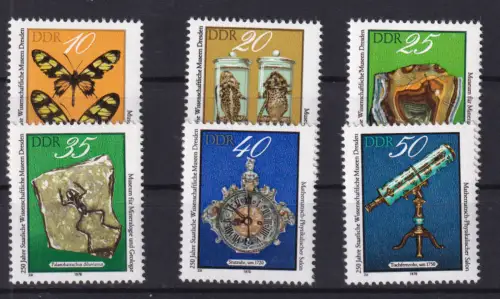 250 Jahre Staatliche Wissenschaftliche Museen Dresden, **