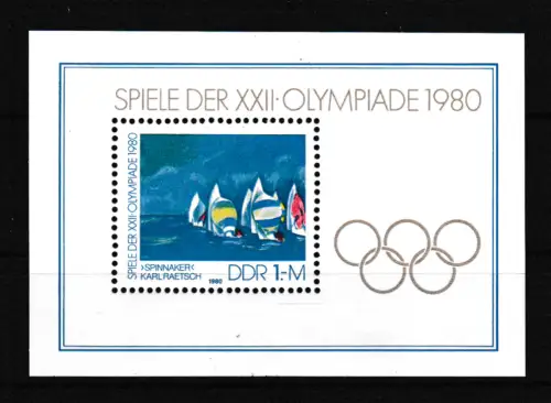Olympische Sommerspiele Moskau 1980, Block **