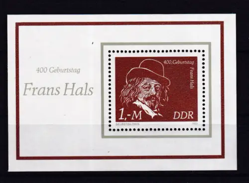 400. Geburtstag von Frans Hals, Block **