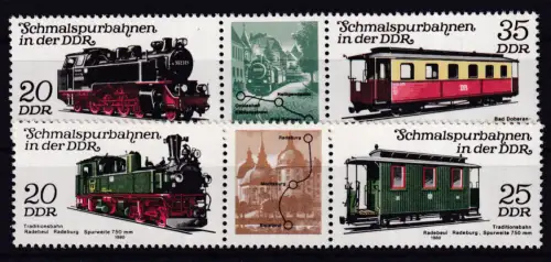 Schmalspurbahnen (I), 2 Dreierstreifen ***