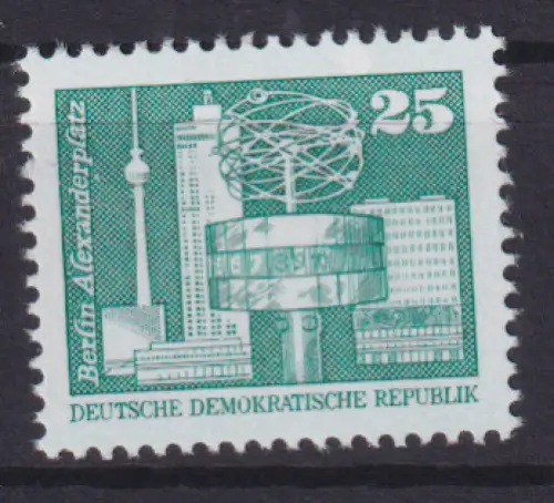 Freimarken Bauwerke Kleinformat 25 Pfg., **