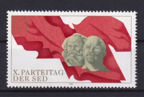 X. Parteitag der SED, **