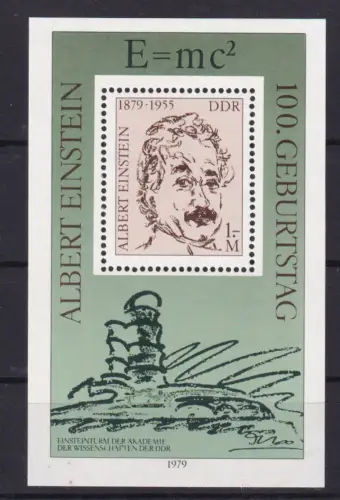 100. Geburtstag von Albert Einstein, Block **