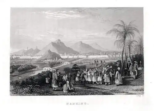 CHINA: Nanking in China n. Thomas Allom um 1840