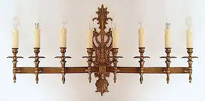 Sehr große einzigartige Jugendstil Wandleuchte Wandlampe 86 cm