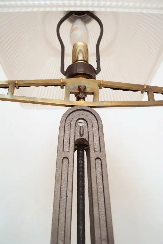 Einzigartige Art Déco Prunkleuchte Tischlampe 