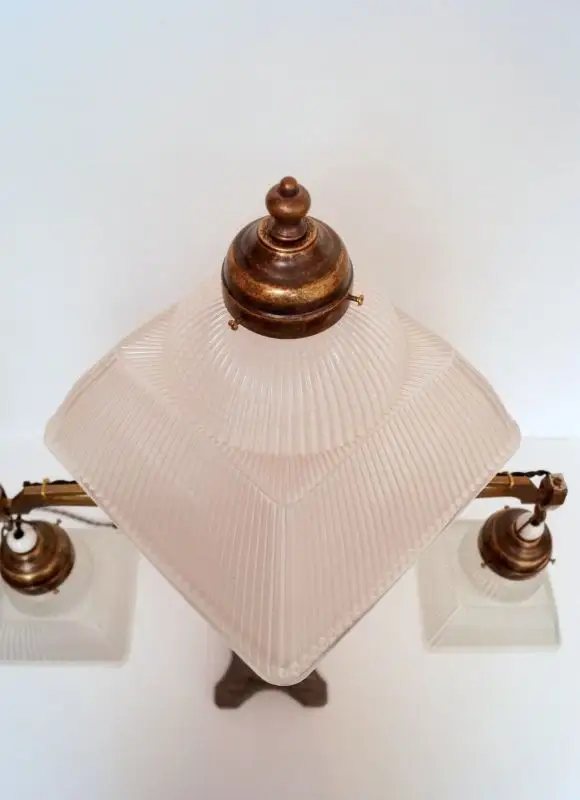 Einzigartige Art Déco Prunkleuchte Tischlampe 