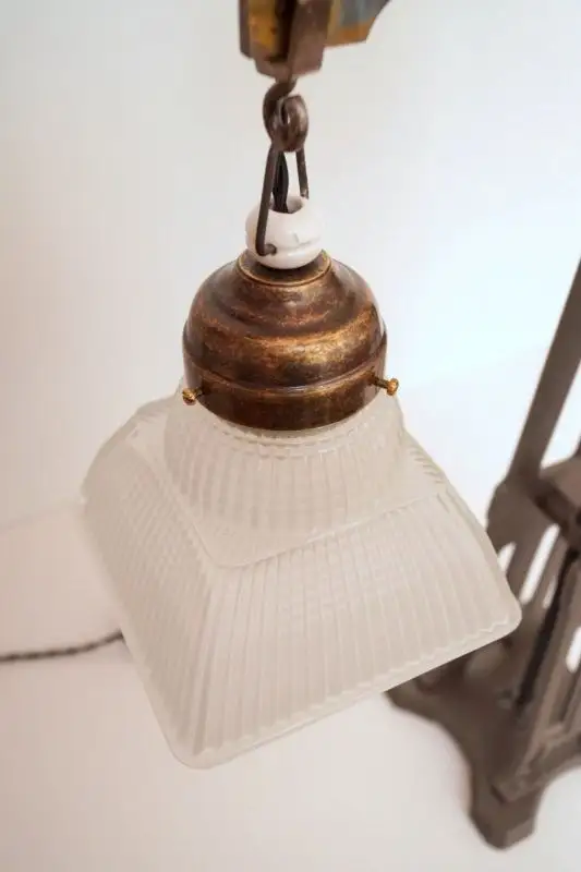 Einzigartige Art Déco Prunkleuchte Tischlampe 