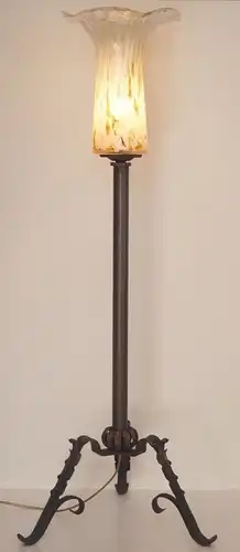 Einzigartiges Lichtobjekt Deckenfluter Stehlampe "LANCELOT" Peil & Putzler 1900