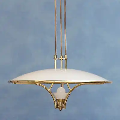 Imposante original 70er Jahre Deckenleuchte Hängelampe Sputnik Panton Retro Glas