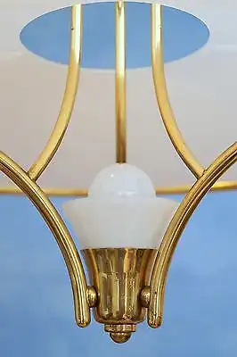 Imposante original 70er Jahre Deckenleuchte Hängelampe Sputnik Panton Retro Glas