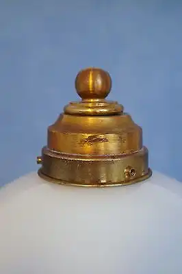 Wunderschöne orig. Jugendstil Schreibtischleuchte Messing Tischlampe 1920