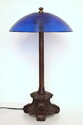 Garantiertes Einzelstück original Jugendstil Salon Künstler Tischlampe 1920