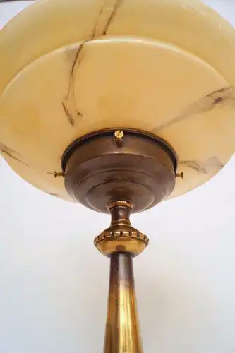 Tolle original Art Deco Messinglampe Bankerleuchte "SAN FRANCISCO" 1930 Lampe