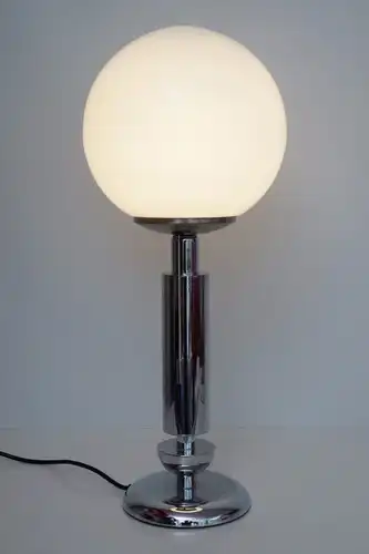 Orig. 70er Retro Bauhaus Schreibtisch Design Schreibtischleuchte Arztlampe Chrom