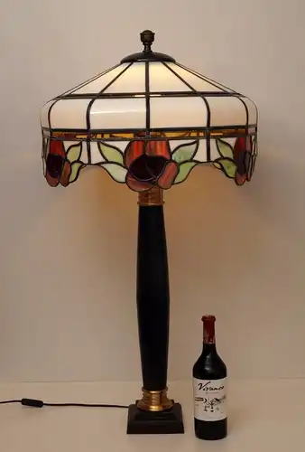 Riesige unikate Haller Tiffany Stehlampe 94 cm hoch (!!!) Handarbeit Lampe