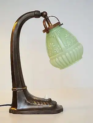 Edle original Jugendstil Nachttisch Klavierleuchte Klavierlampe um 1900