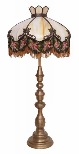 Unikat Jugendstil Stehlampe Prunkleuchte Messing Stehleuchte Tiffany Einzelstück