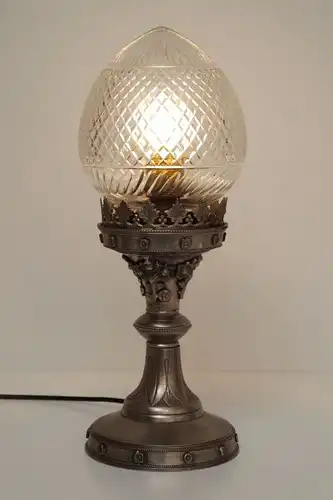 Wunderschöne original Jugendstil Tischleuchte "GLAND DE CRISTAL" Tischlampe