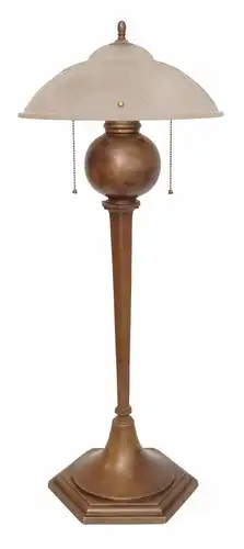 Riesige original Art Deco Lampe "SEATTLE TOWER" Bankerlampe 85 cm hoch