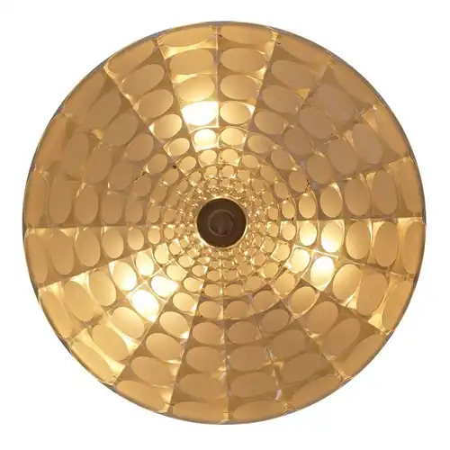 Einmalige original Seventies Design Deckenlampe Wandleuchte Aluminium Retro 40cm