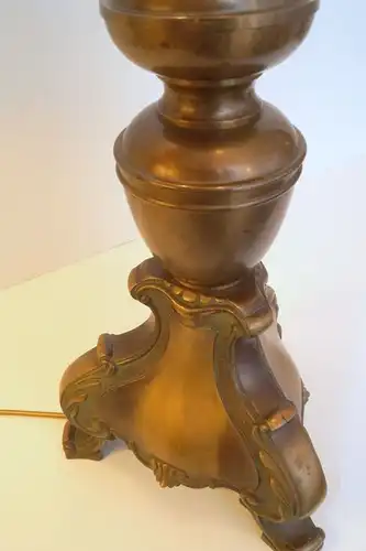 Unikat prachtvolle einzigartige orig. Jugendstil Salon Stehlampe Messing 145 cm