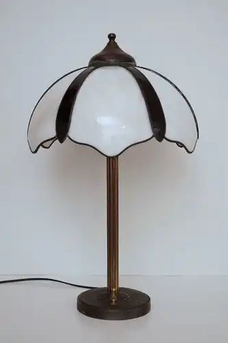 Einmaliges Sammlerstück große original Jugendstil Schreibtischlampe 62 cm 1920