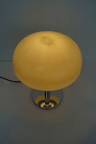 Elegante Art Déco Bauhaus Pilzleuchte Tischlampe Schreibtischleuchte Chrom