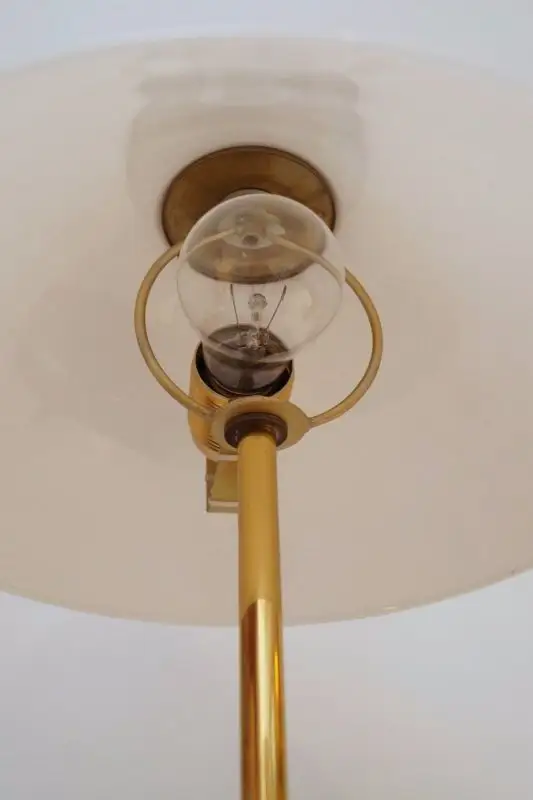 Unikat Jugendstil Kaffeehauslampe Messinglampen Berlin Tischlampe Einzelstück 5