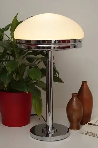 70er Retro Schreibtisch Design Schreibtischleuchte Arztlampe Chrom Bauhaus