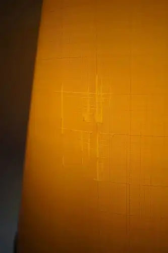 Art Déco Bouilotte Hotel Tischlampe Nachttisch Marmor Messing 70 cm hoch